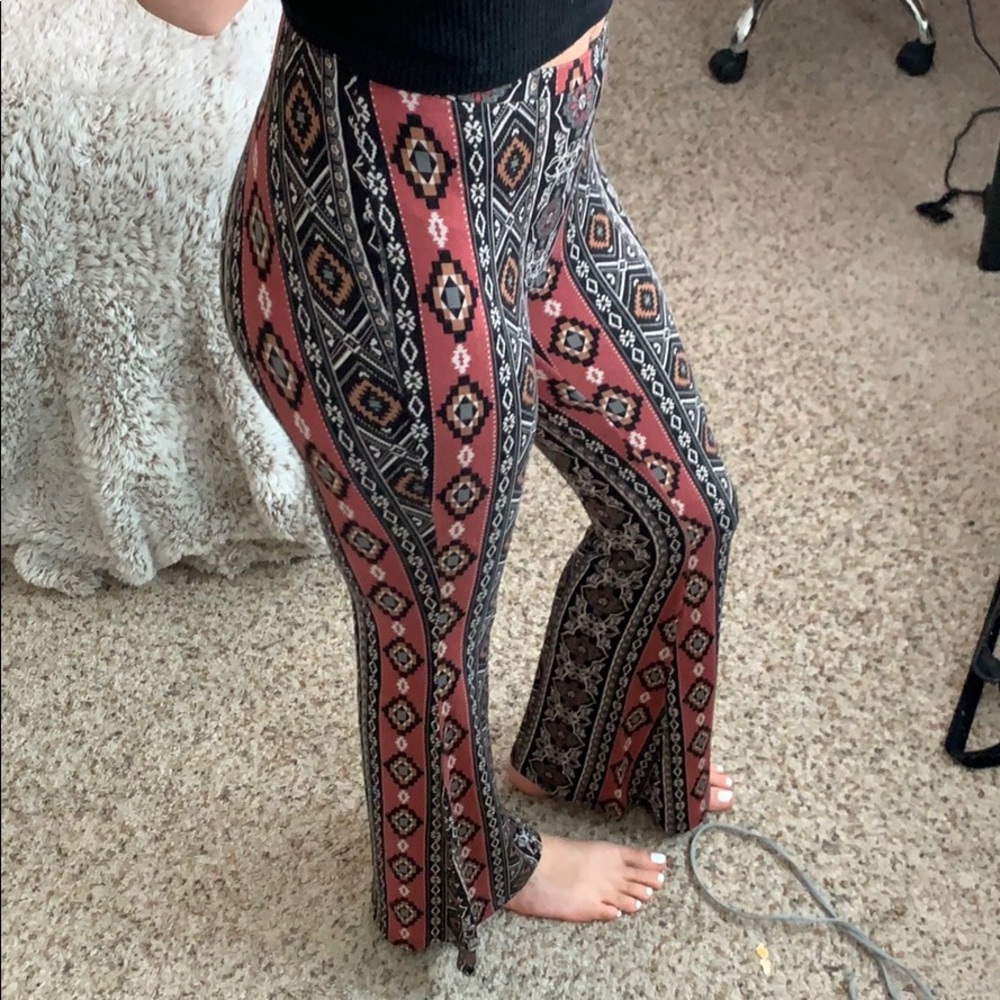 Patterned Flowey Pants
